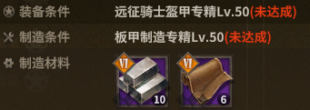 远征骑士盔甲 description