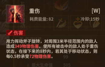 战士斧子 W4